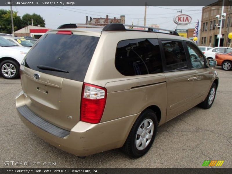 Sunset Gold / Beige 2006 Kia Sedona LX