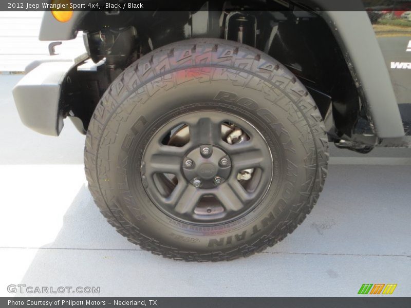 Black / Black 2012 Jeep Wrangler Sport 4x4