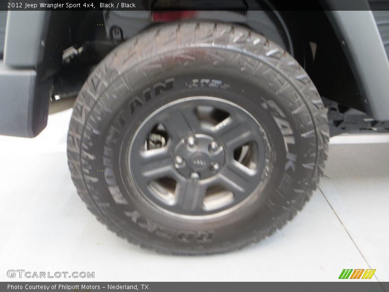 Black / Black 2012 Jeep Wrangler Sport 4x4
