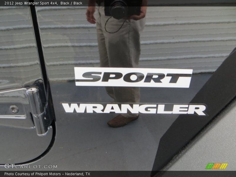 Black / Black 2012 Jeep Wrangler Sport 4x4
