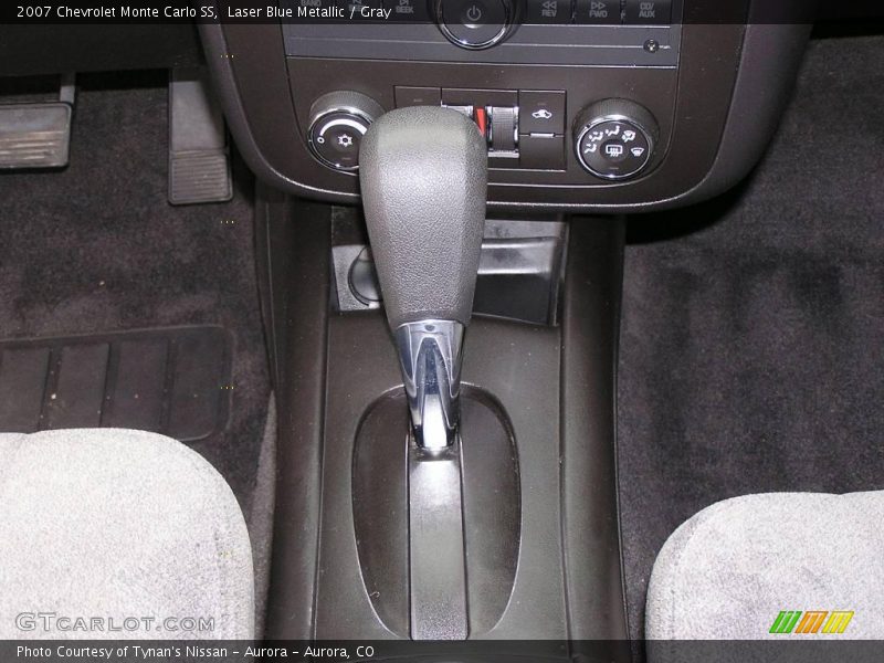 Laser Blue Metallic / Gray 2007 Chevrolet Monte Carlo SS