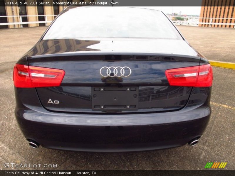 Moonlight Blue Metallic / Nougat Brown 2014 Audi A6 2.0T Sedan