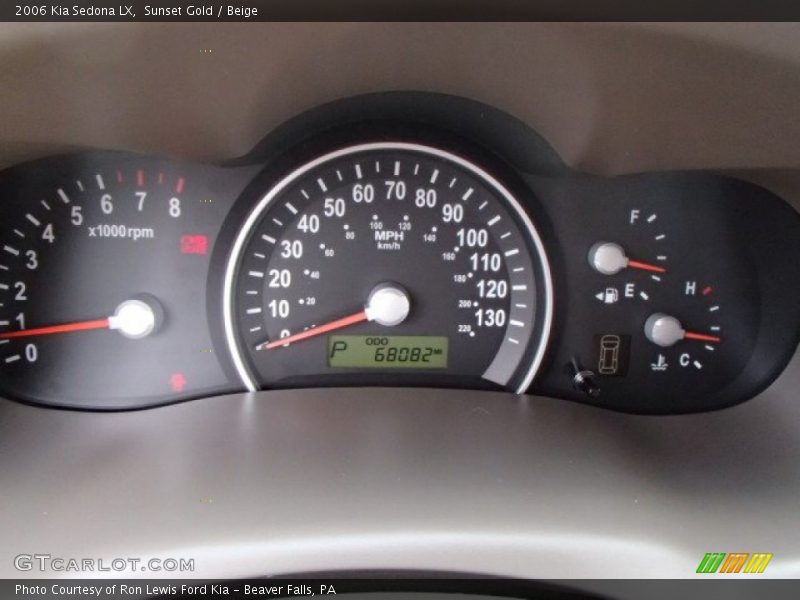 Sunset Gold / Beige 2006 Kia Sedona LX