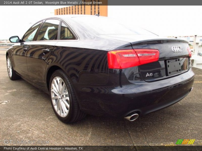 Moonlight Blue Metallic / Nougat Brown 2014 Audi A6 2.0T Sedan