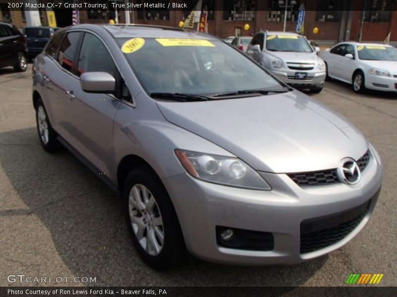 True Silver Metallic / Black 2007 Mazda CX-7 Grand Touring
