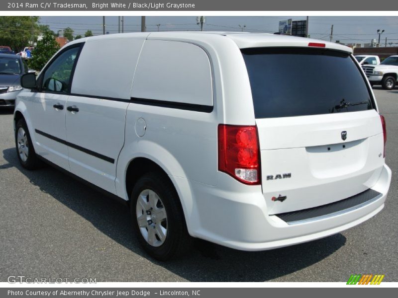 Bright White / Black/Light Graystone 2014 Ram C/V Tradesman