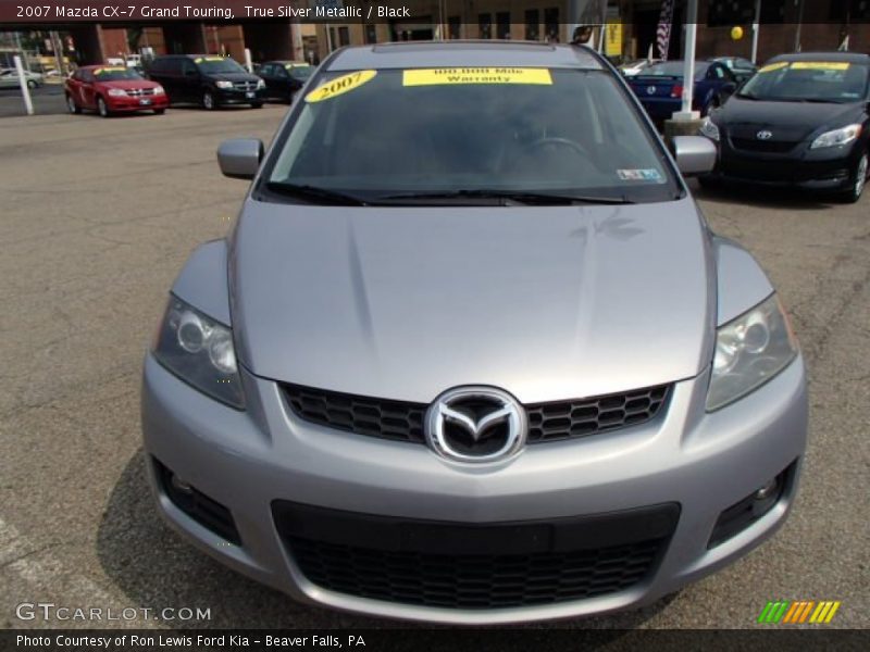 True Silver Metallic / Black 2007 Mazda CX-7 Grand Touring