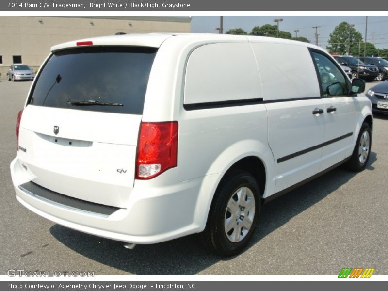 Bright White / Black/Light Graystone 2014 Ram C/V Tradesman