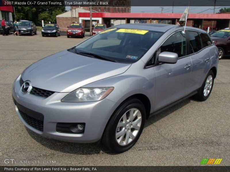 True Silver Metallic / Black 2007 Mazda CX-7 Grand Touring