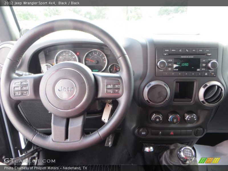 Black / Black 2012 Jeep Wrangler Sport 4x4