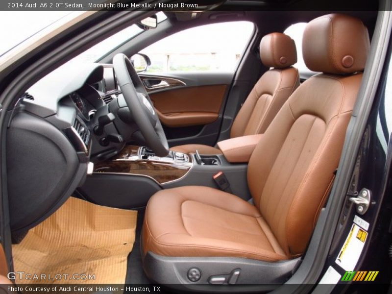  2014 A6 2.0T Sedan Nougat Brown Interior