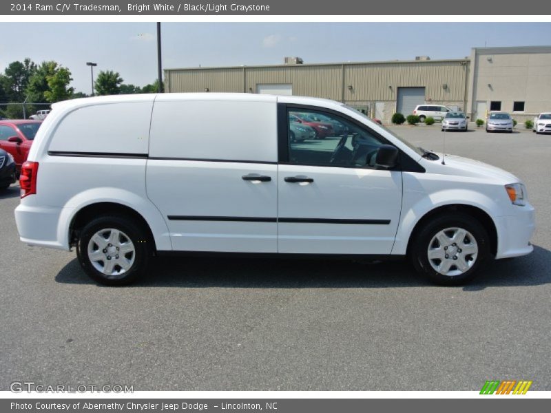 Bright White / Black/Light Graystone 2014 Ram C/V Tradesman