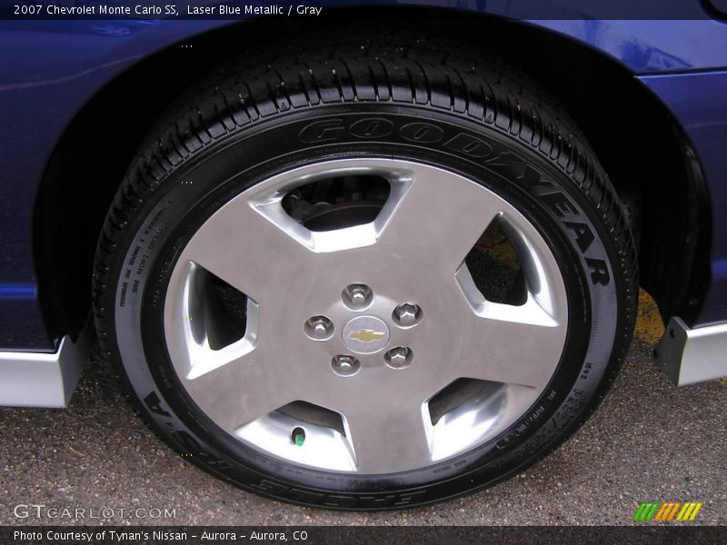Laser Blue Metallic / Gray 2007 Chevrolet Monte Carlo SS