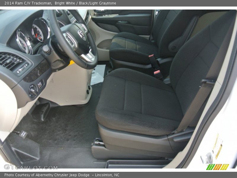  2014 C/V Tradesman Black/Light Graystone Interior