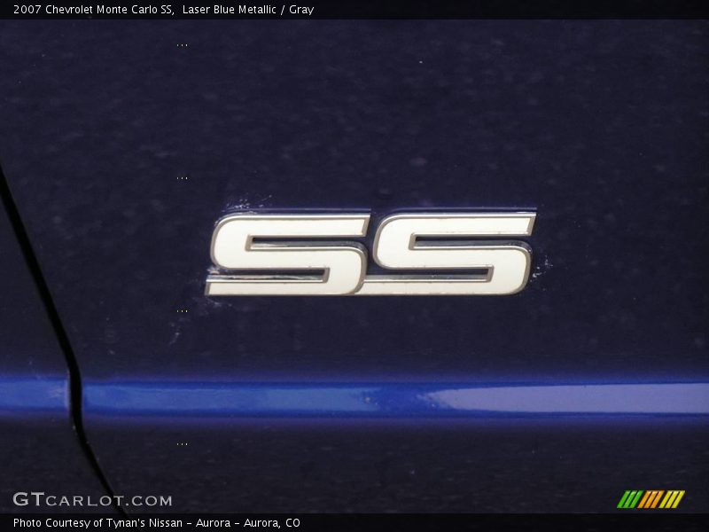 Laser Blue Metallic / Gray 2007 Chevrolet Monte Carlo SS