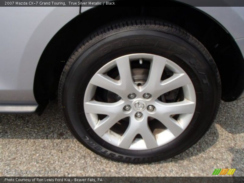True Silver Metallic / Black 2007 Mazda CX-7 Grand Touring
