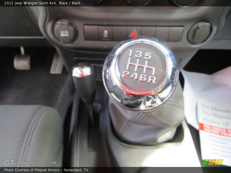 Black / Black 2012 Jeep Wrangler Sport 4x4