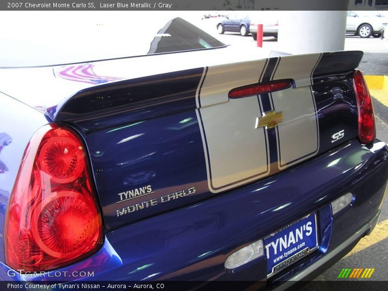 Laser Blue Metallic / Gray 2007 Chevrolet Monte Carlo SS