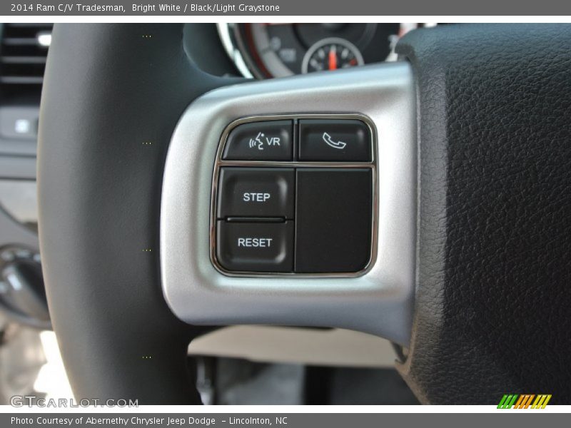 Controls of 2014 C/V Tradesman