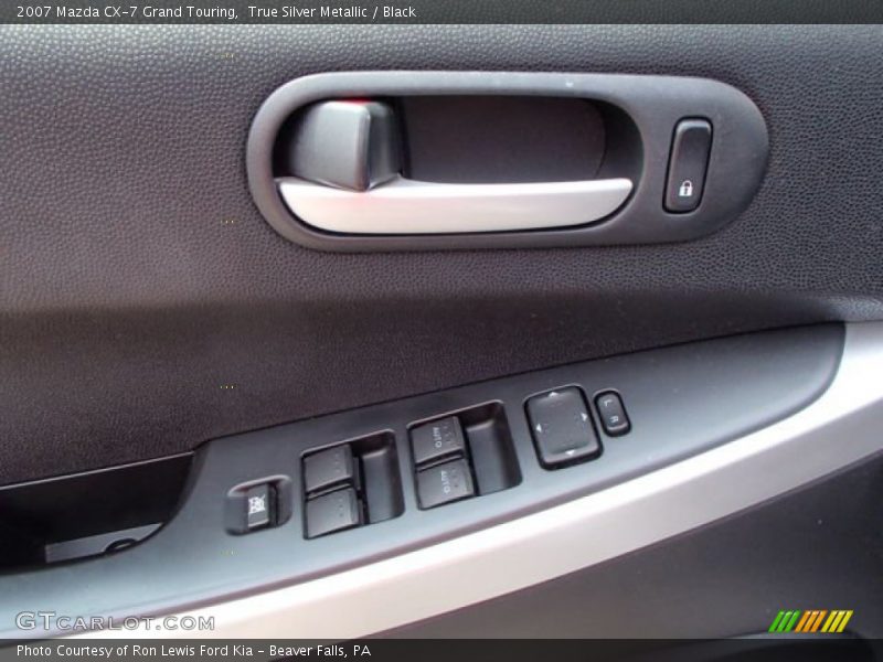 True Silver Metallic / Black 2007 Mazda CX-7 Grand Touring