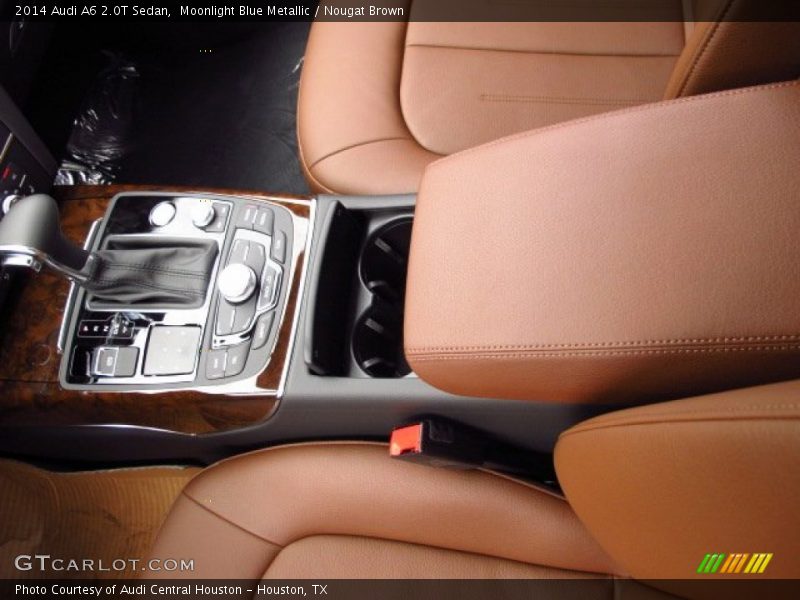 Moonlight Blue Metallic / Nougat Brown 2014 Audi A6 2.0T Sedan