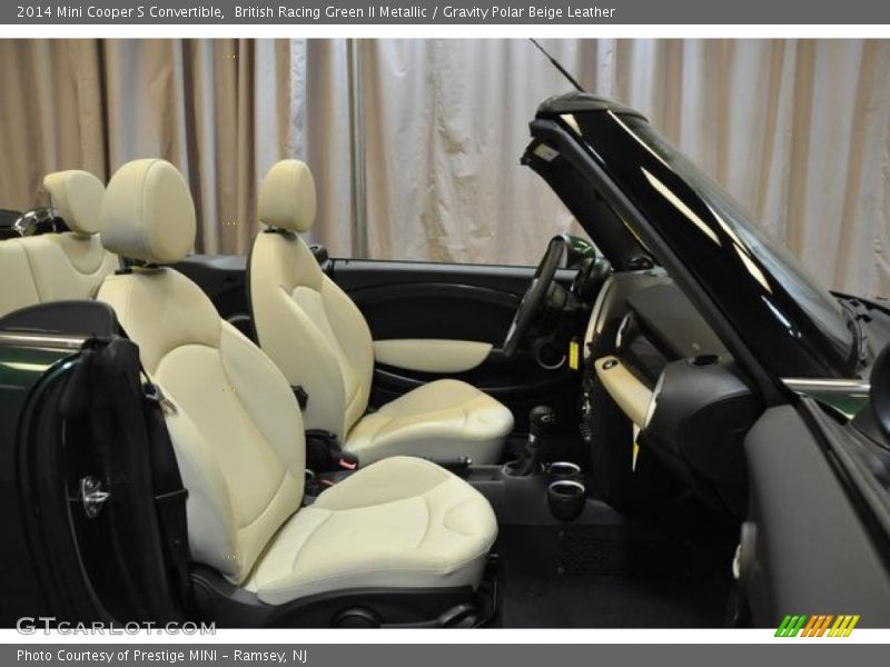  2014 Cooper S Convertible Gravity Polar Beige Leather Interior