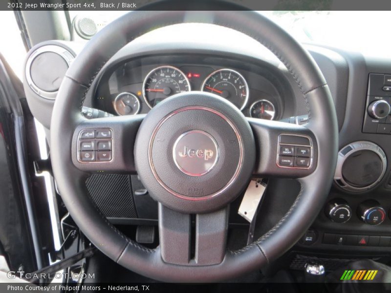 Black / Black 2012 Jeep Wrangler Sport 4x4