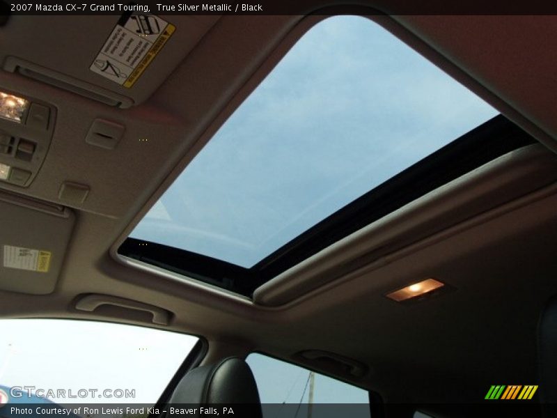 True Silver Metallic / Black 2007 Mazda CX-7 Grand Touring