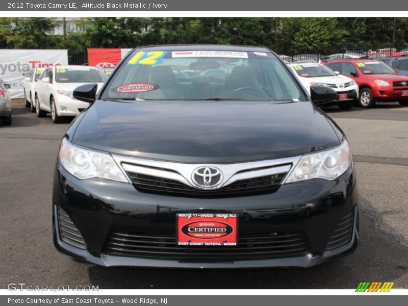 Attitude Black Metallic / Ivory 2012 Toyota Camry LE