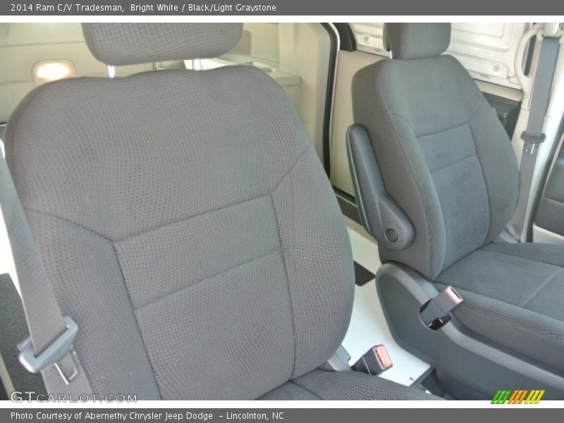 Bright White / Black/Light Graystone 2014 Ram C/V Tradesman
