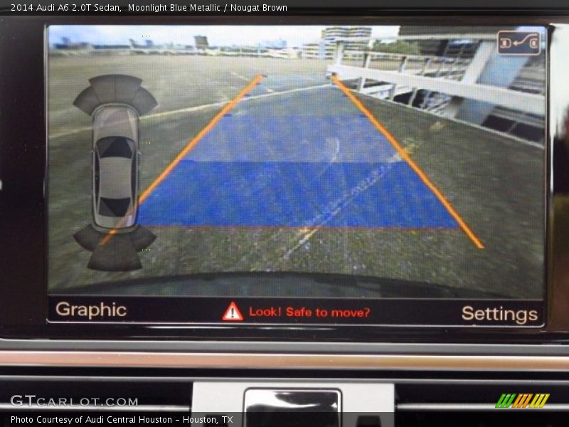 Moonlight Blue Metallic / Nougat Brown 2014 Audi A6 2.0T Sedan