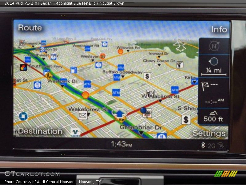 Navigation of 2014 A6 2.0T Sedan