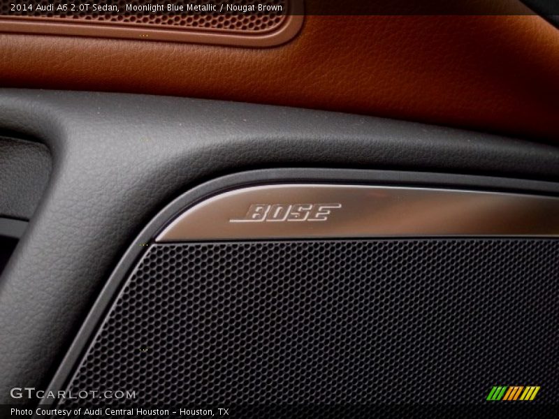 Moonlight Blue Metallic / Nougat Brown 2014 Audi A6 2.0T Sedan