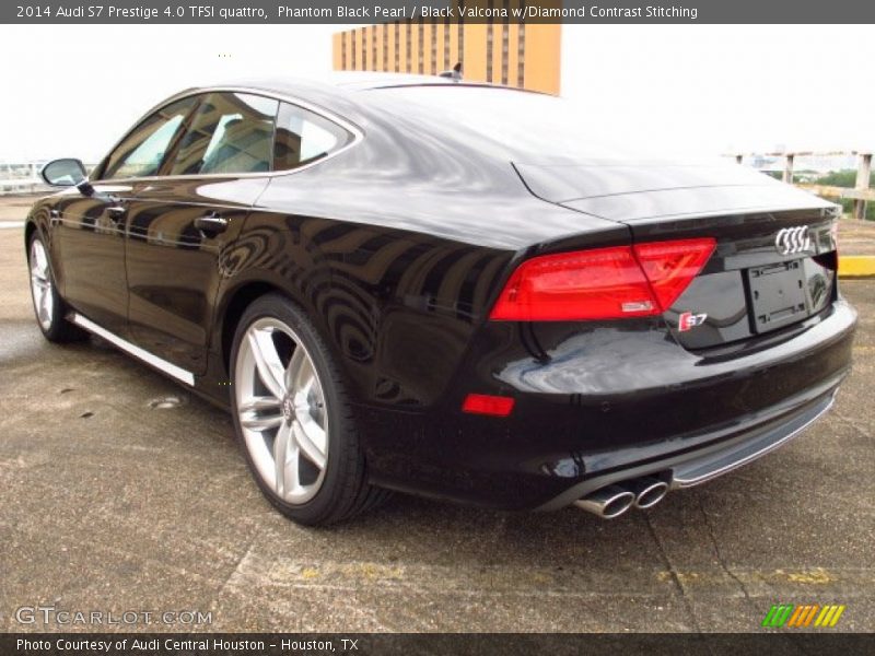 Phantom Black Pearl / Black Valcona w/Diamond Contrast Stitching 2014 Audi S7 Prestige 4.0 TFSI quattro