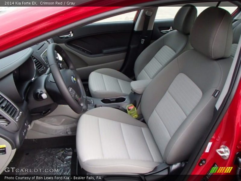 Front Seat of 2014 Forte EX