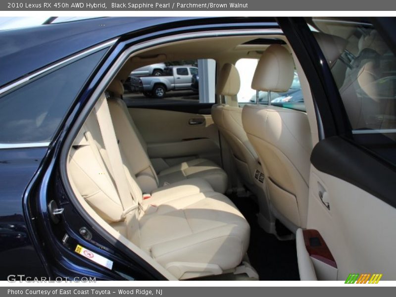 Black Sapphire Pearl / Parchment/Brown Walnut 2010 Lexus RX 450h AWD Hybrid