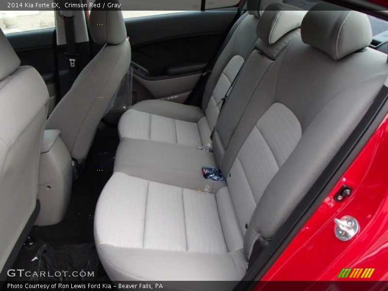 Rear Seat of 2014 Forte EX