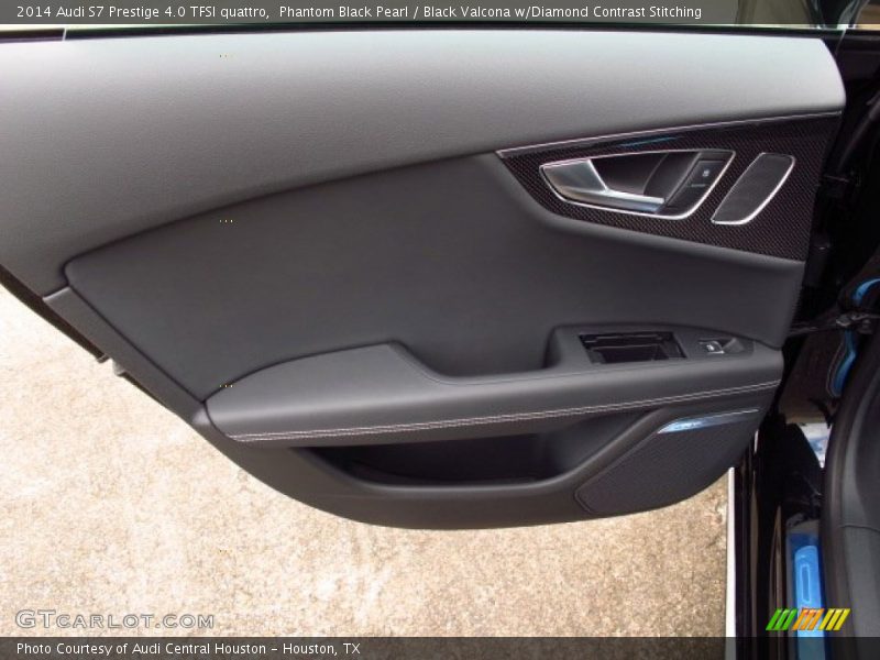 Phantom Black Pearl / Black Valcona w/Diamond Contrast Stitching 2014 Audi S7 Prestige 4.0 TFSI quattro
