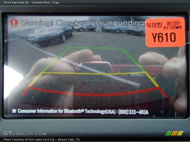 Crimson Red / Gray 2014 Kia Forte EX