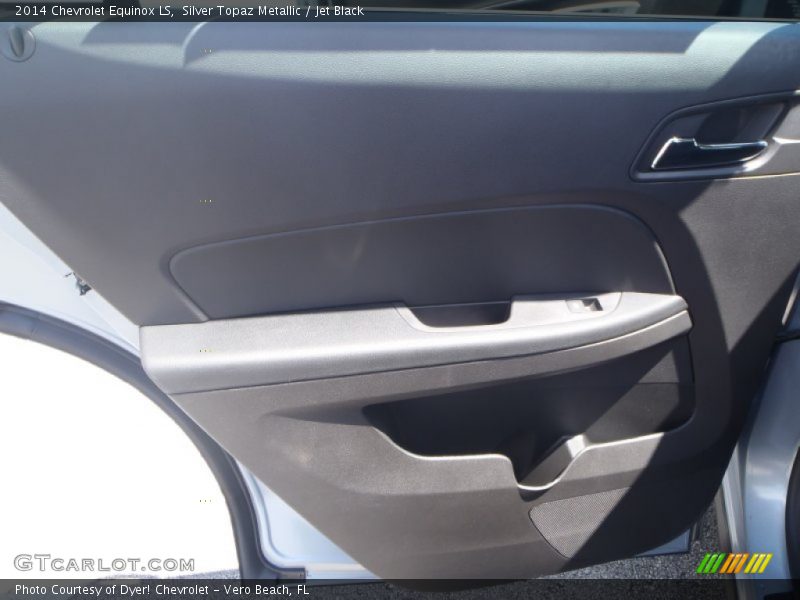 Silver Topaz Metallic / Jet Black 2014 Chevrolet Equinox LS