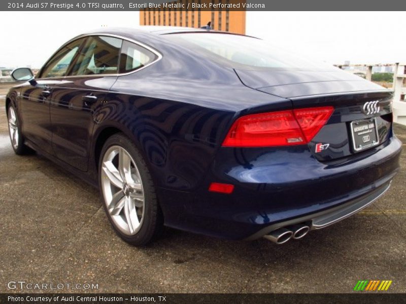 Estoril Blue Metallic / Black Perforated Valcona 2014 Audi S7 Prestige 4.0 TFSI quattro