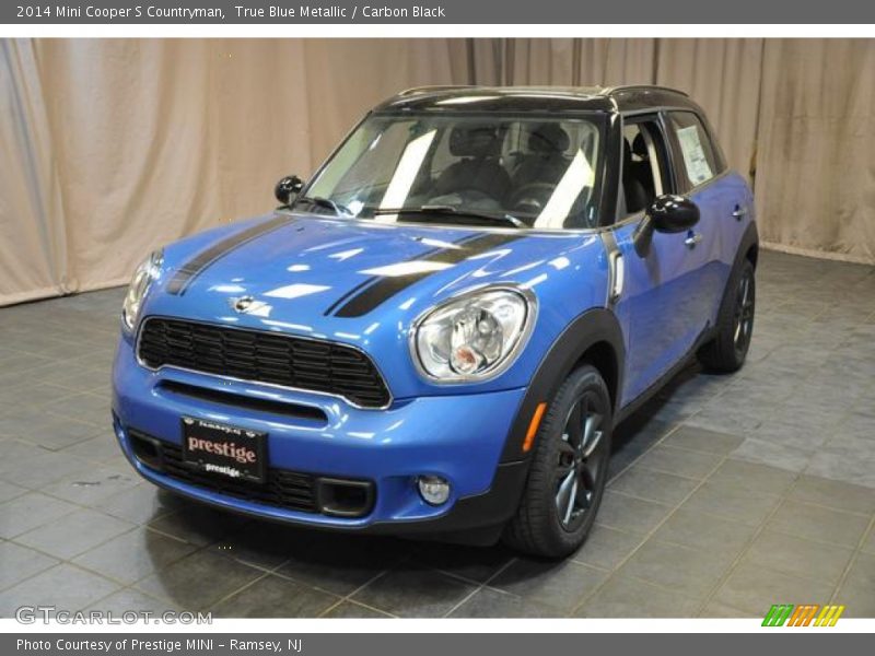 True Blue Metallic / Carbon Black 2014 Mini Cooper S Countryman