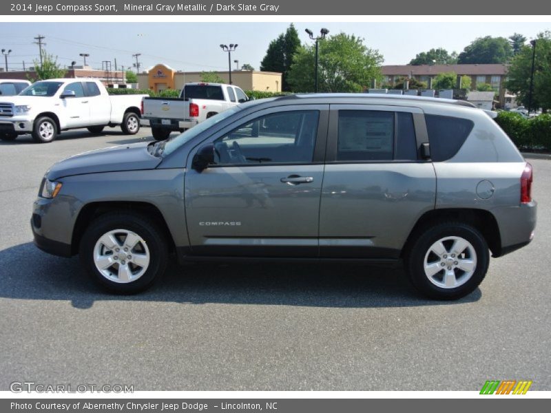 Mineral Gray Metallic / Dark Slate Gray 2014 Jeep Compass Sport