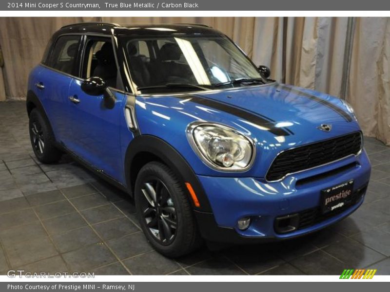 True Blue Metallic / Carbon Black 2014 Mini Cooper S Countryman