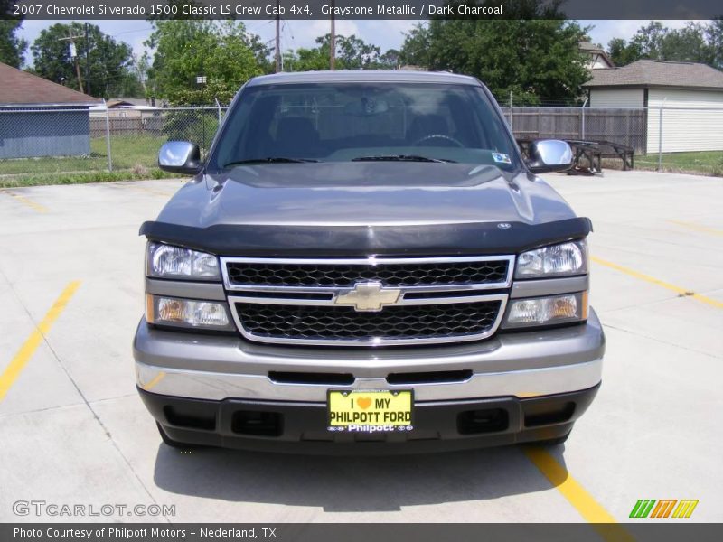 Graystone Metallic / Dark Charcoal 2007 Chevrolet Silverado 1500 Classic LS Crew Cab 4x4