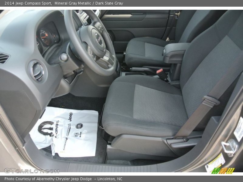 Mineral Gray Metallic / Dark Slate Gray 2014 Jeep Compass Sport