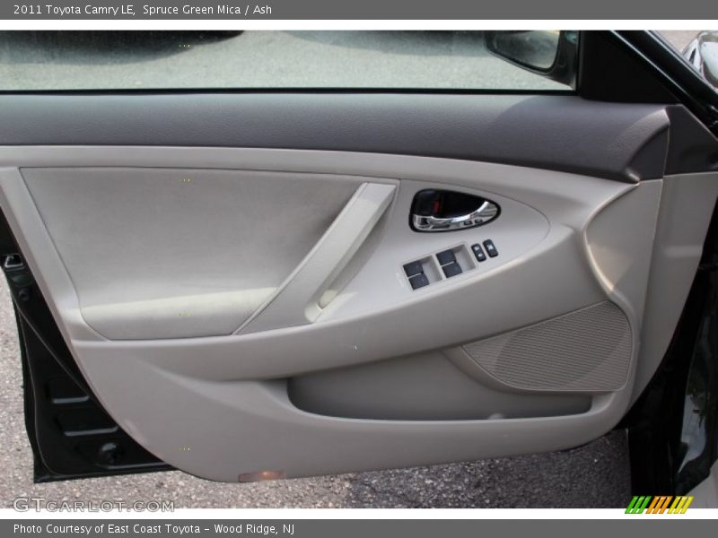 Spruce Green Mica / Ash 2011 Toyota Camry LE