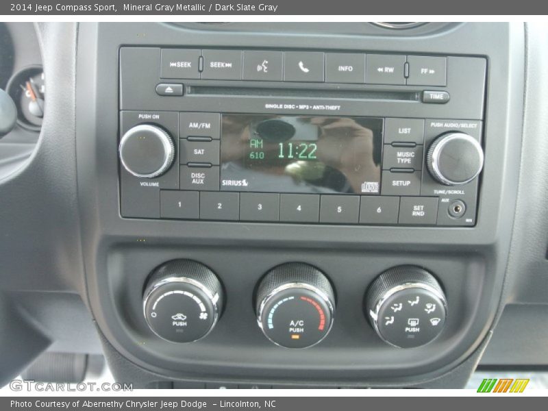Mineral Gray Metallic / Dark Slate Gray 2014 Jeep Compass Sport