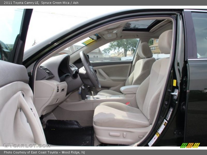 Spruce Green Mica / Ash 2011 Toyota Camry LE