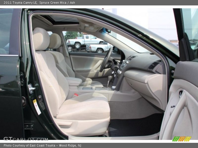 Spruce Green Mica / Ash 2011 Toyota Camry LE